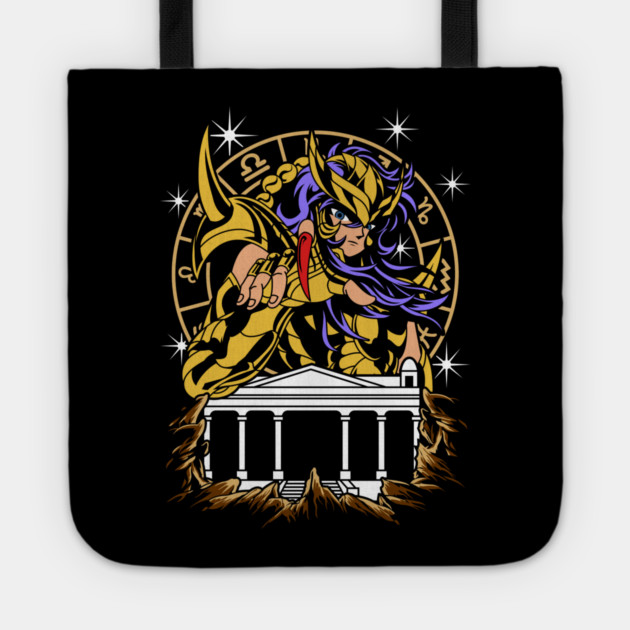 Scorpio Milo Saint Seiya Zodiac Strike Tote by Otaku Vibes
