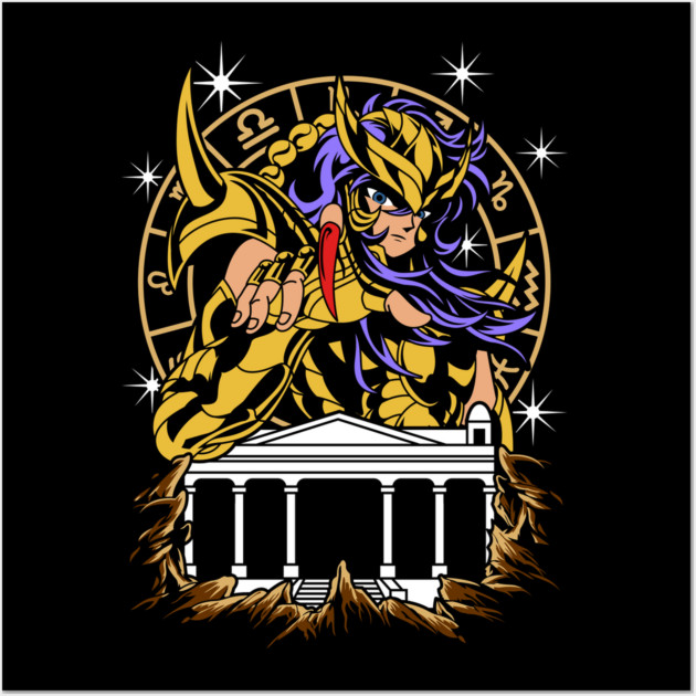 Scorpio Milo Saint Seiya Zodiac Strike Wall Art by Otaku Vibes