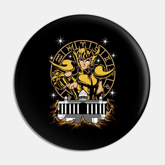 Aries Mu Saint Seiya Zodiac Guard Pin by Otaku Vibes