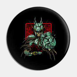 Dragon Shiryu Skeleton Saint Seiya Dark Art Pin