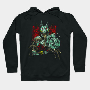 Dragon Shiryu Skeleton Saint Seiya Dark Art Hoodie
