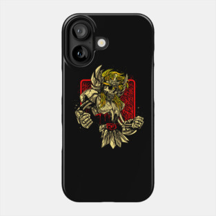 Cygnus Hyoga Skeleton Saint Seiya Dark Art Phone Case
