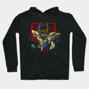 Phoenix Ikki Skeleton Saint Seiya Dark Art Hoodie