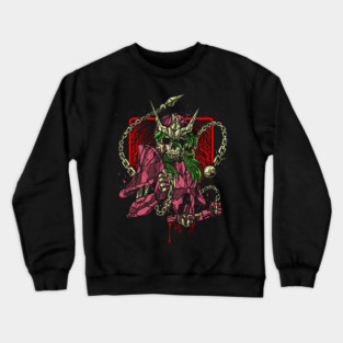 Andromeda Shun Skeleton Saint Seiya Dark Art Crewneck Sweatshirt