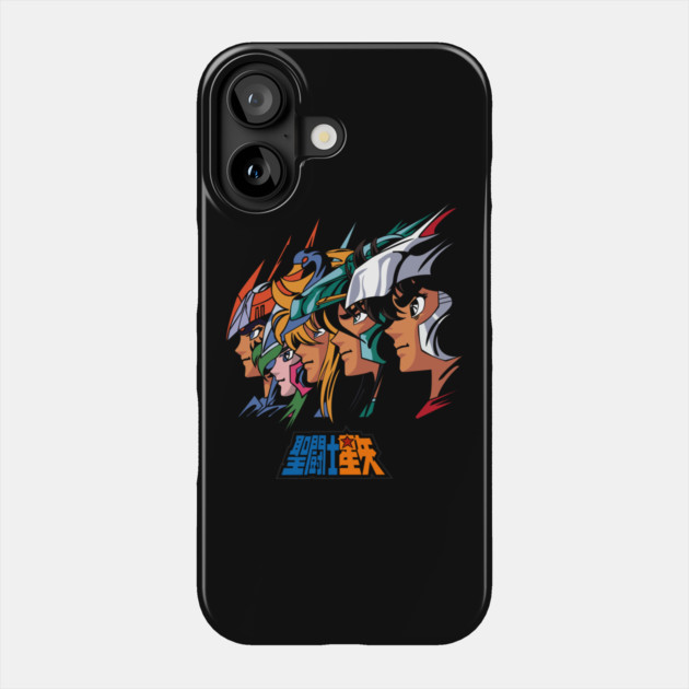 Saint Seiya Bronze Saints Team Portrait Phone Case by Otaku Vibes