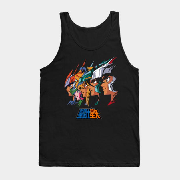 Saint Seiya Bronze Saints Team Portrait Tank Top by Otaku Vibes