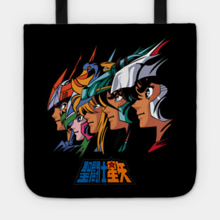 Saint Seiya Bronze Saints Team Portrait Tote