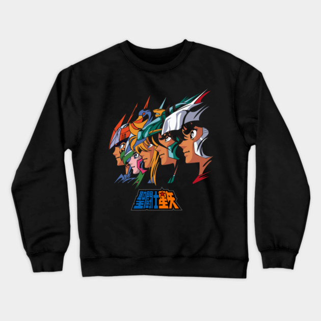 Saint Seiya Bronze Saints Team Portrait Crewneck Sweatshirt by Otaku Vibes