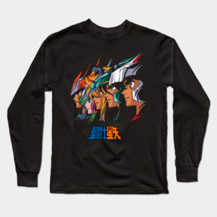 Saint Seiya Bronze Saints Team Portrait Long Sleeve T-Shirt