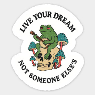 Live Your Dream Not Someone Else's Rebel Soul Magnet