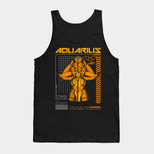Aquarius Camus Saint Seiya Sci Fi Style Tank Top by Otaku Vibes