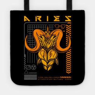 Aries Mu Saint Seiya Futuristic Armor Tote