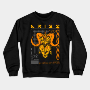 Aries Mu Saint Seiya Futuristic Armor Crewneck Sweatshirt