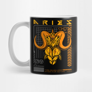 Aries Mu Saint Seiya Futuristic Armor Mug