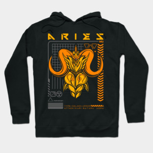 Aries Mu Saint Seiya Futuristic Armor Hoodie