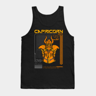 Capricorn Shura Saint Seiya Futuristic Armor Tank Top