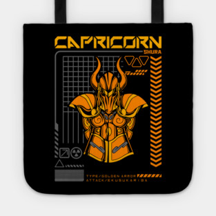 Capricorn Shura Saint Seiya Futuristic Armor Tote