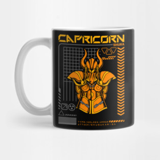 Capricorn Shura Saint Seiya Futuristic Armor Mug
