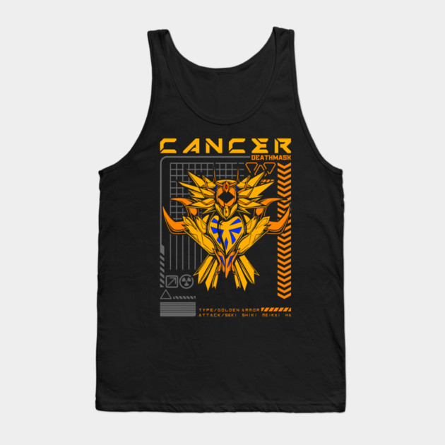 Cancer Deathmask Saint Seiya Futuristic Armor Tank Top by Otaku Vibes