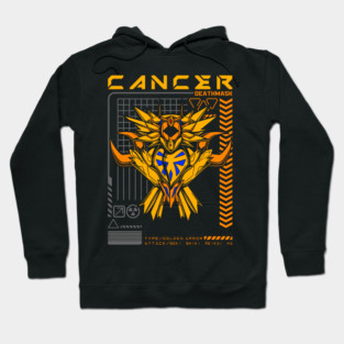 Cancer Deathmask Saint Seiya Futuristic Armor Hoodie