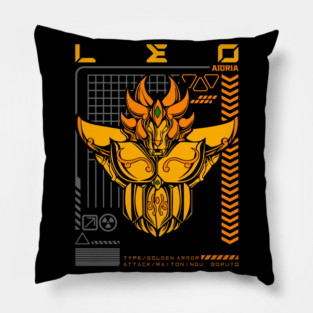Leo Aiolia Saint Seiya Futuristic Armor Pillow