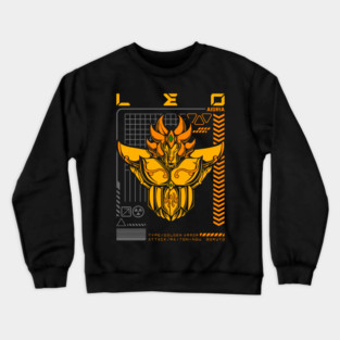 Leo Aiolia Saint Seiya Futuristic Armor Crewneck Sweatshirt