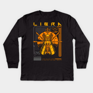 Libra Dohko Saint Seiya Futuristic Armor Kids Long Sleeve T-Shirt