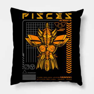 Pisces Aphrodite Saint Seiya Futuristic Armor Pillow