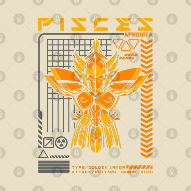 Pisces Aphrodite Saint Seiya Futuristic Armor by Otaku Vibes