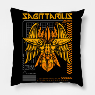 Sagittarius Aiolos Saint Seiya Futuristic Armor Pillow