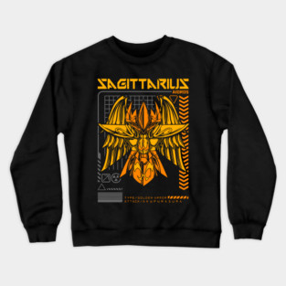Sagittarius Aiolos Saint Seiya Futuristic Armor Crewneck Sweatshirt