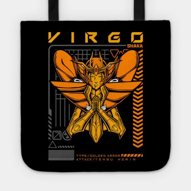 Virgo Shaka Saint Seiya Futuristic Armor Tote by Otaku Vibes