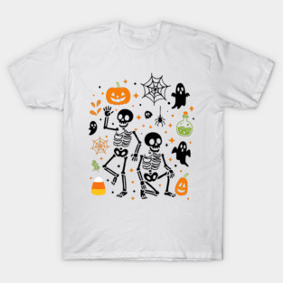 Slightly Subtle FDT Halloween Skeleton T-Shirt