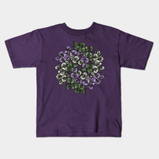 Genderqueer Orchids Kids T-Shirt