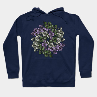 Genderqueer Orchids Hoodie