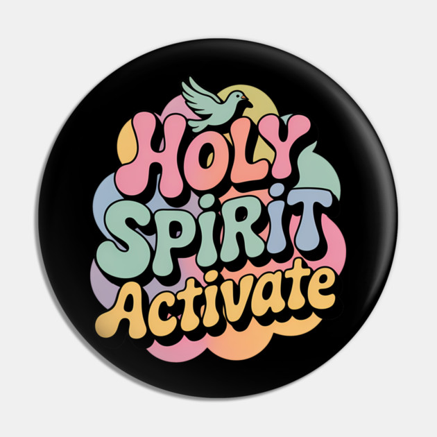 Holy Spirit Activate Christian Gift Pin by Alex's Store 23