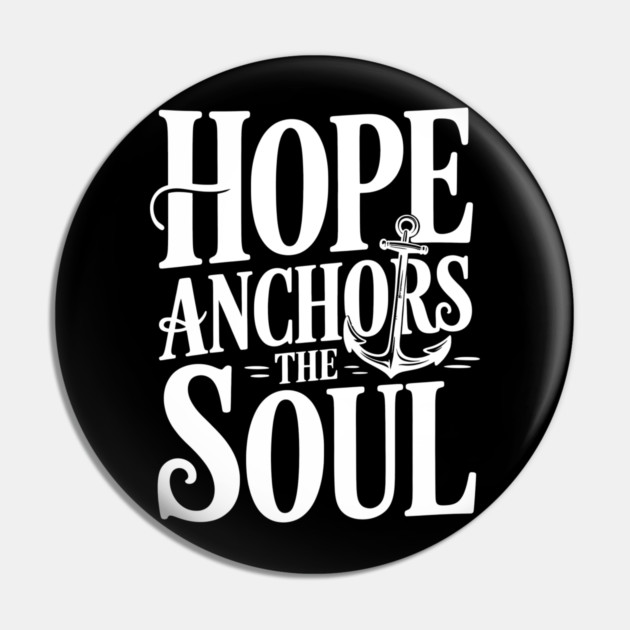 Hope Anchors The Soul Christian Gift Pin by Alex's Store 23