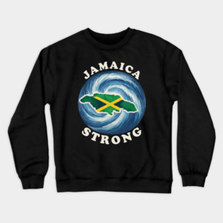 Jamaica Strong Hurricane Melissa Crewneck Sweatshirt