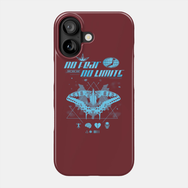 No fear Phone Case by Graphic tees
