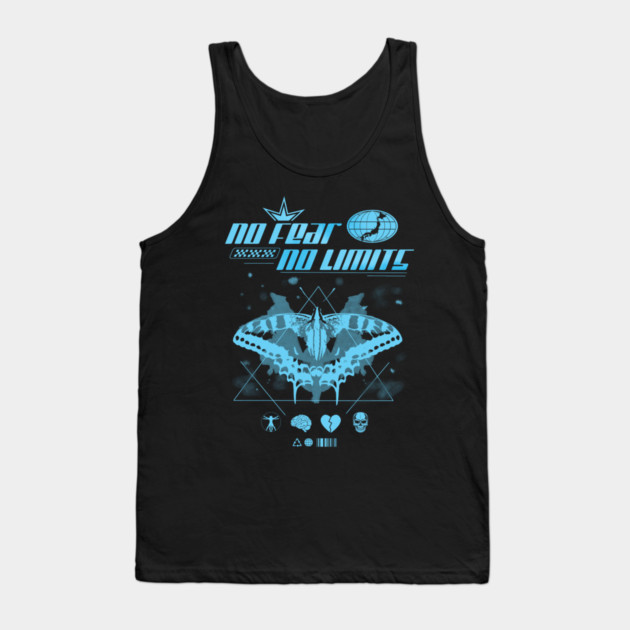 No fear Tank Top by Graphic tees
