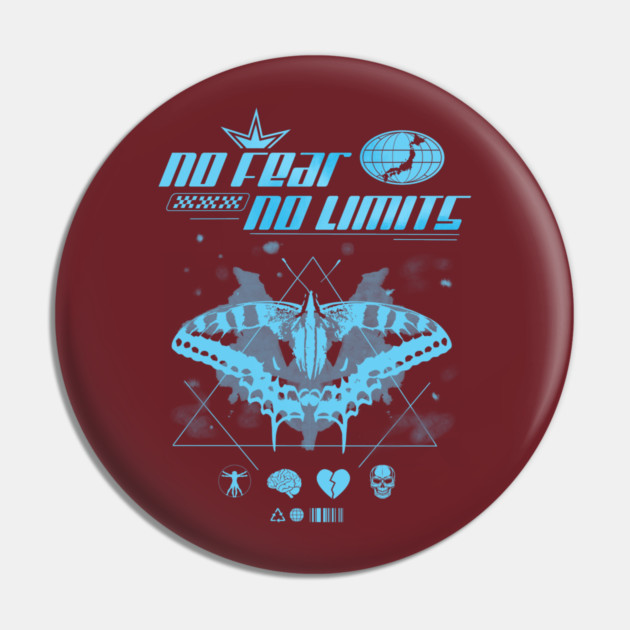 No fear Pin by Graphic tees