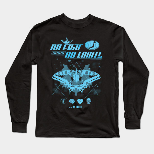 No fear Long Sleeve T-Shirt by Graphic tees