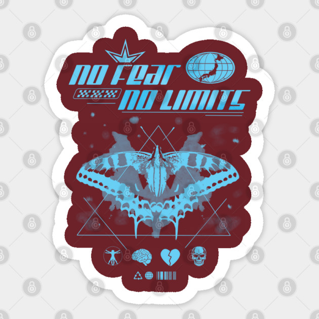 No fear Sticker by Graphic tees