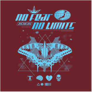 No fear Posters and Art