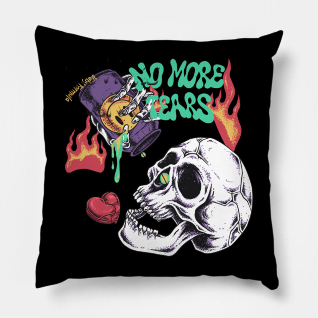 No more tears Pillow by Graphic tees