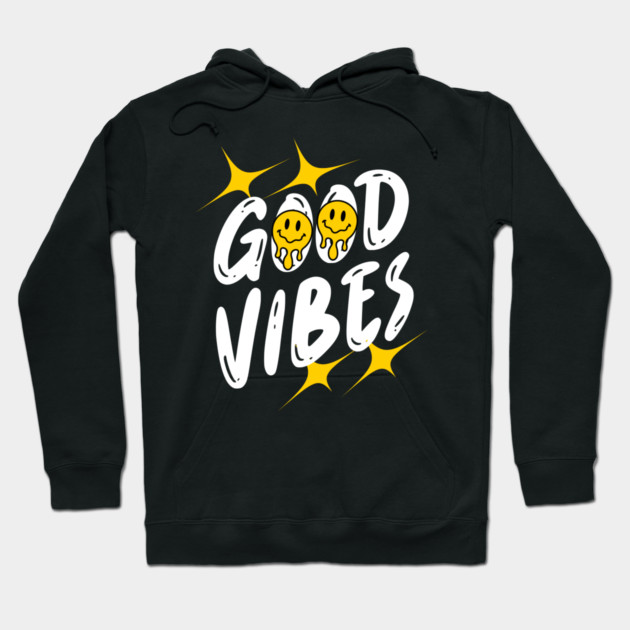 Good Vibes Hoodie by Graphic tees