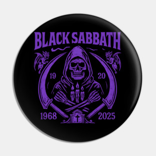 Black Sabbath Farewell Pin