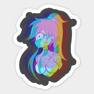 Futurama girl Sticker