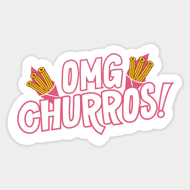 OMG Churros Sticker by Cosmo Gazoo