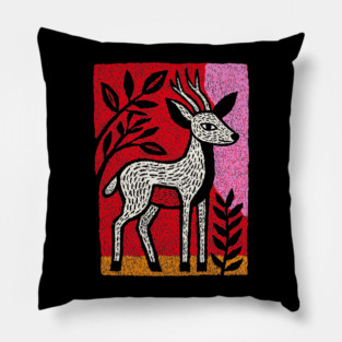 Gentle Fawn | The Forest Spirit Cernunnos Pillow